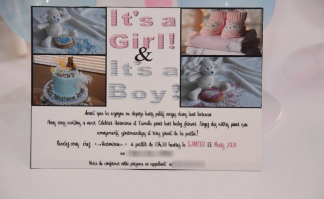 papeterie invitation baby-shower