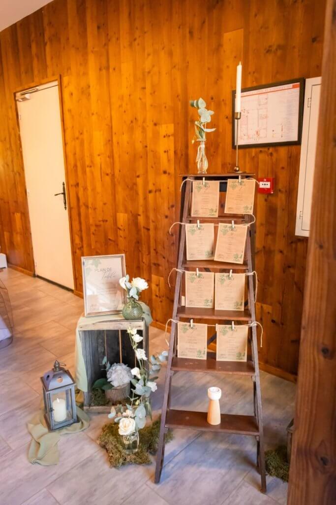 Plan de table pour l’organisation d’un mariage dans l’Allier